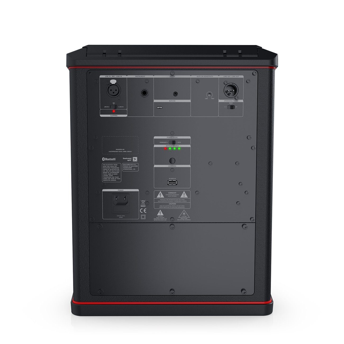 Teufel ROCKSTER AIR Wireless Lautsprecher (Bluetooth, 72 W, Integrierte Power-Bank- und Auto-On-Off-Funktion)