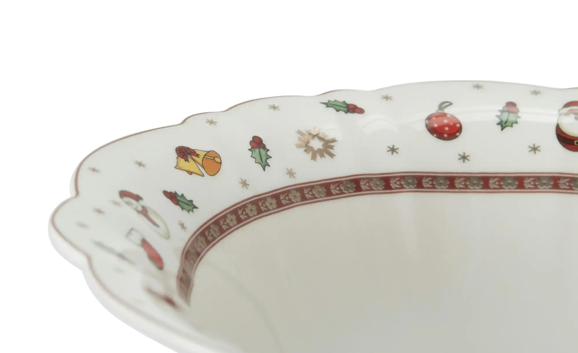 Peill Putzler Salatschüssel Weihnachtsgeschirr Santa