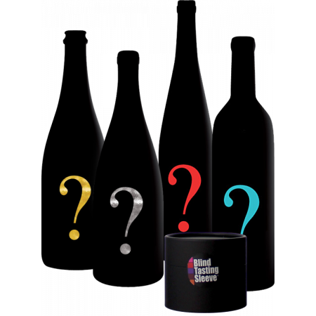 COFFRET METAL - 4 CHAUSSETTES DE DEGUSTATION - BLIND TASTING SLEEVE
