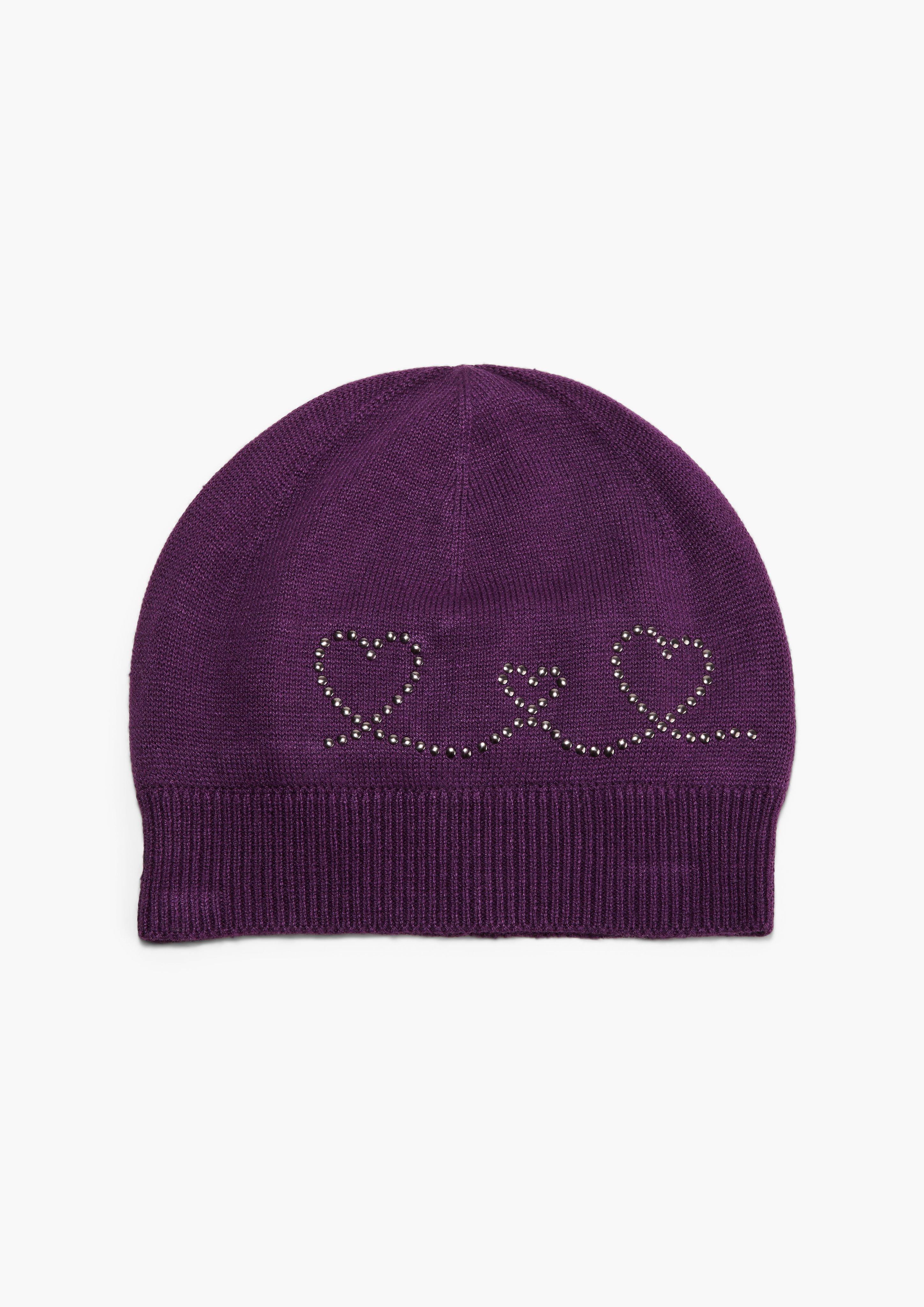 Feinstrickmütze mit Kunstfell-Pompom  2131783-4836