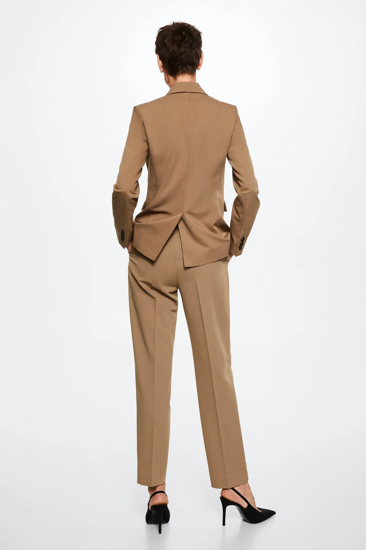 MANGO  37015132 Hosen und Leggings Mittelbraun