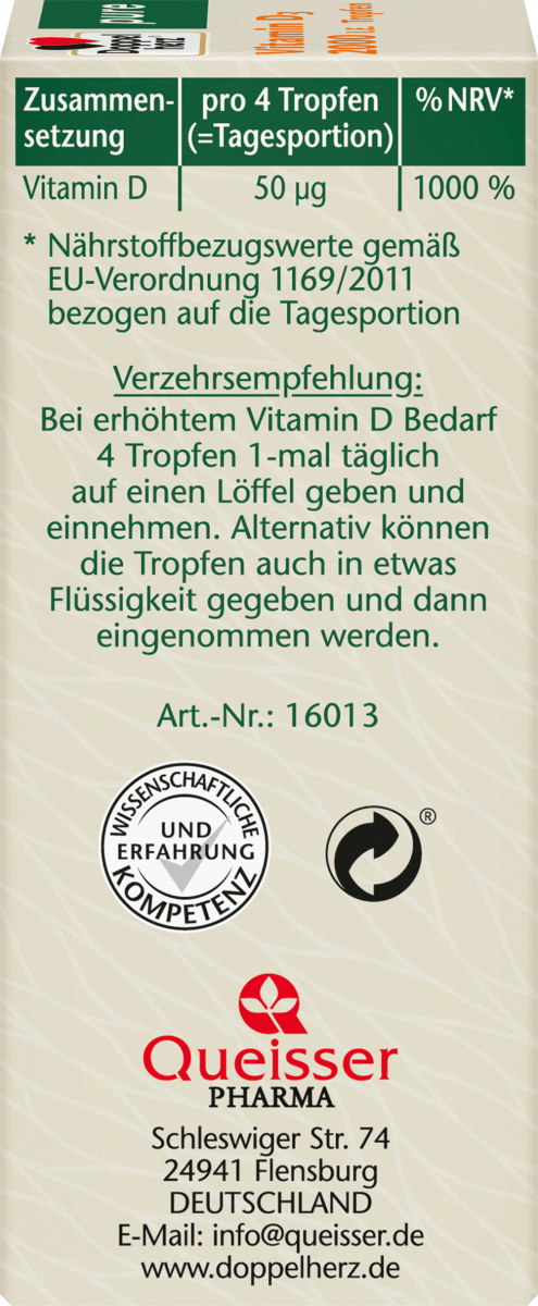 Vitamin D3 2000 I.E. Tropfen, 9,2 ml