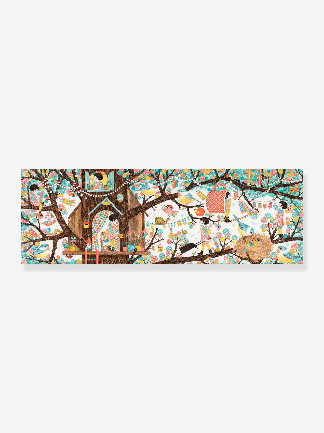 Djeco Kinder Puzzle PUZZLE GALLERY TREE HOUSE DJECO, 200 Teile - mehrfarbig