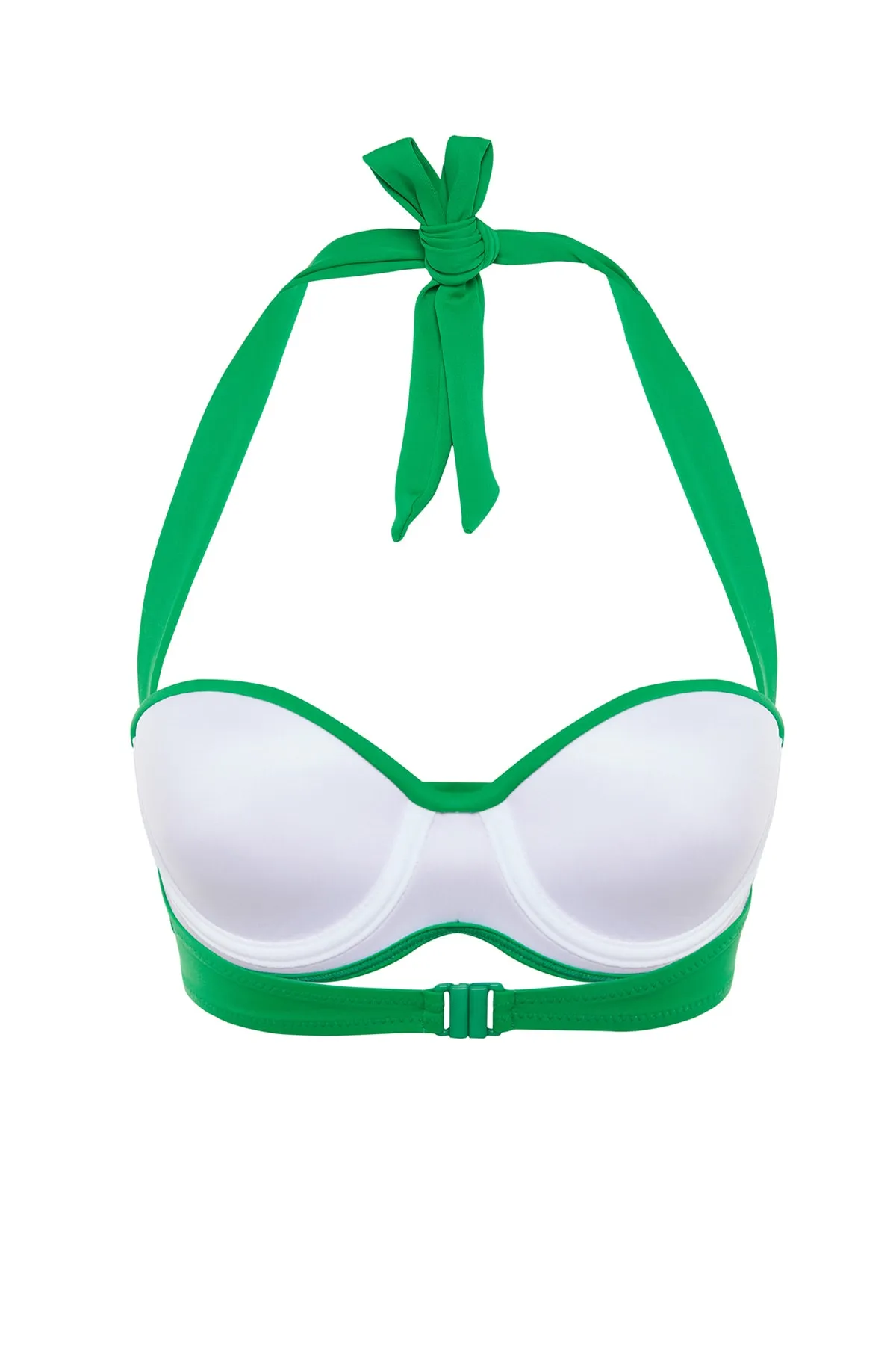 Trendyol Collection  Grünes drapiertes Bügel-Bikinioberteil TBESS20BU0223