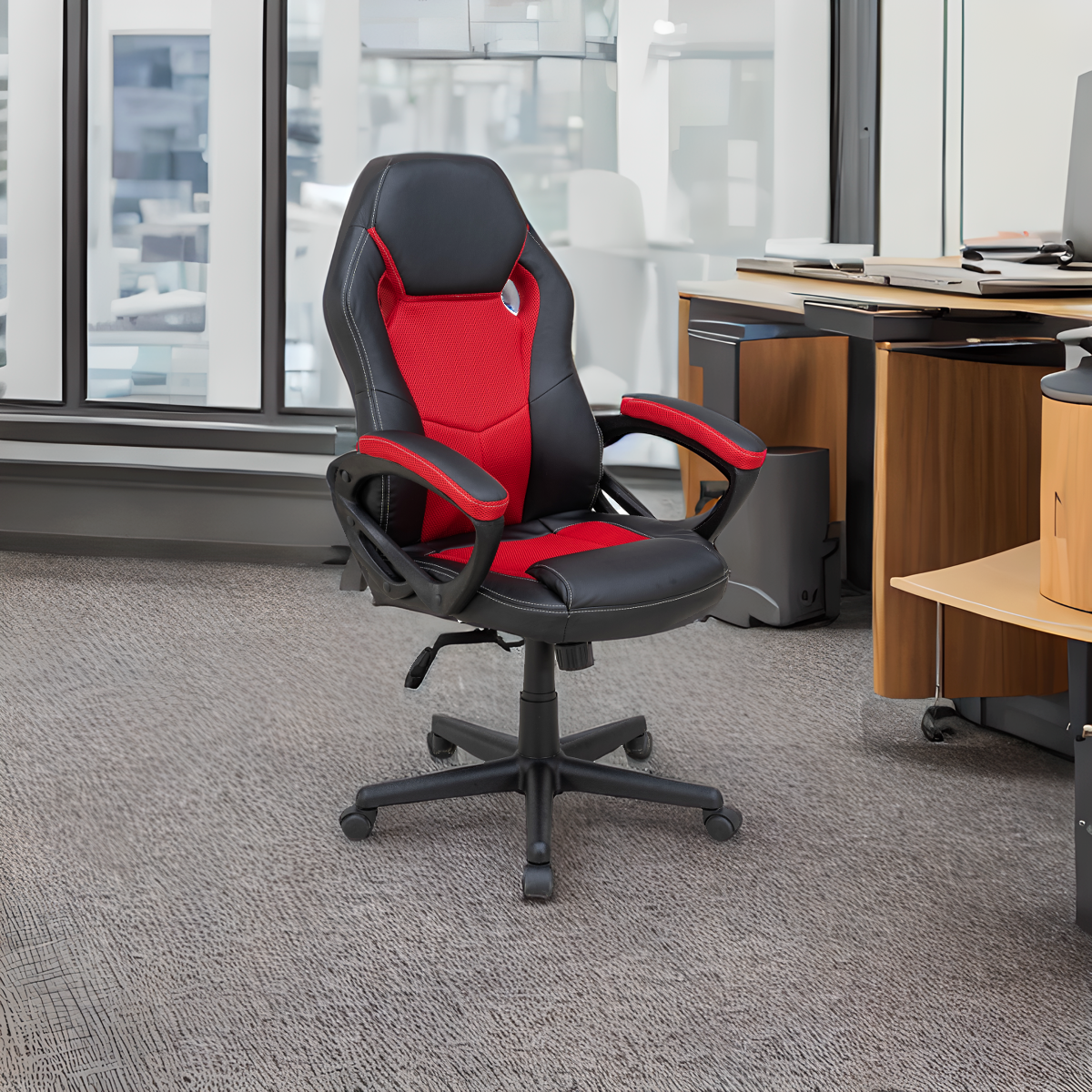 FEMO Gamingstuhl Schwarz Rot