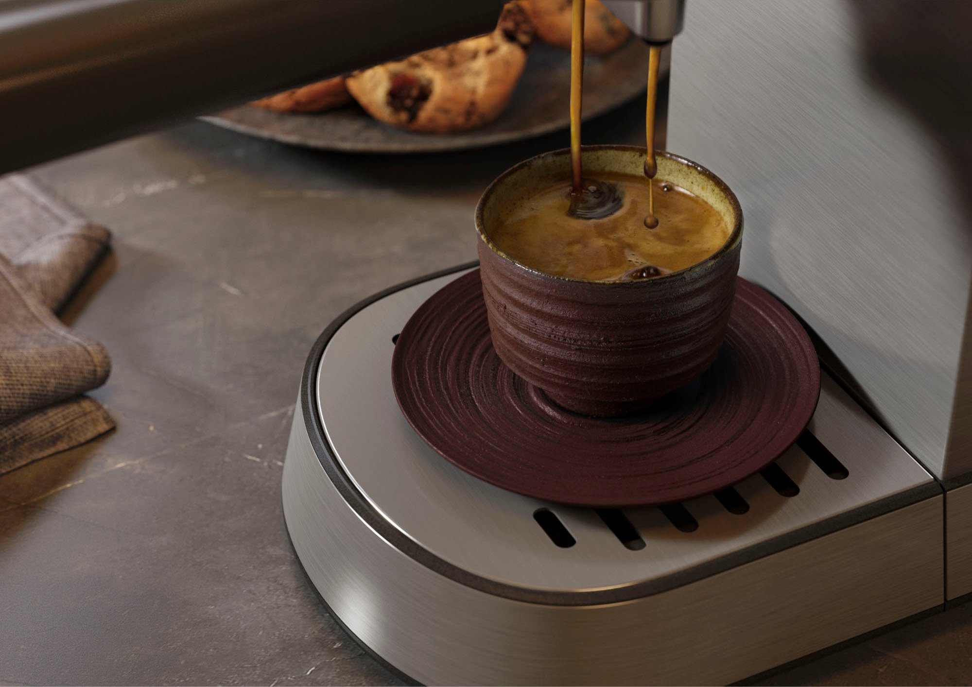 AEG Siebträgermaschine Gourmet 6 EC6-1-6ST, Korbfilter