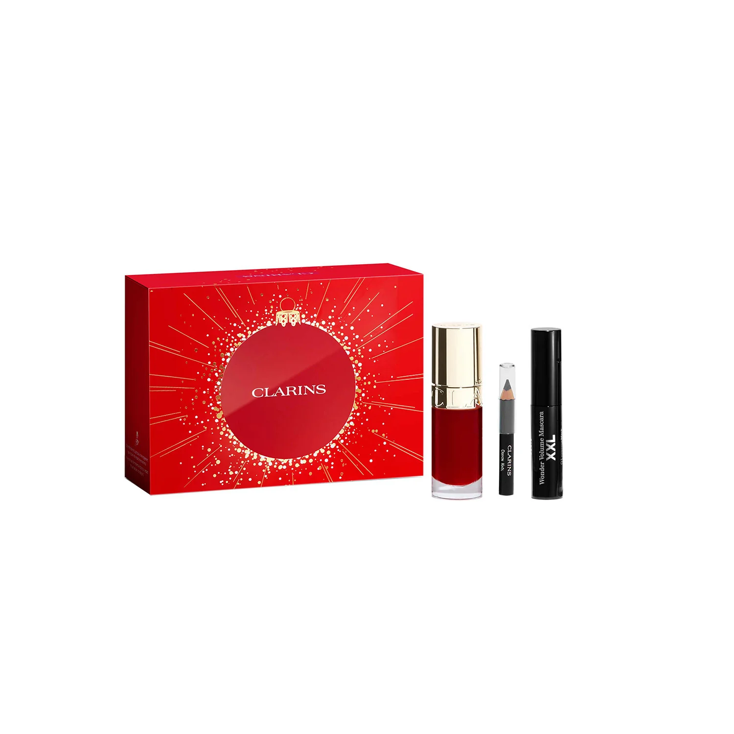 Oogmake-upset: Lipolie, Wonder Volume XXL Mascara en oogpotlood. Khôl - Make-upset, lipgloss, mascara, oogpotlood