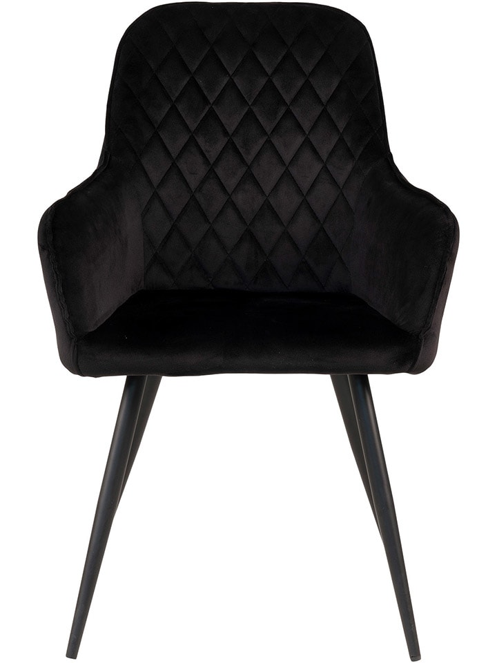 House Nordic 2er-Set: Esszimmerstühle in Schwarz - (B)65 x (H)87 x (T)57 cm günstig kaufen onesize