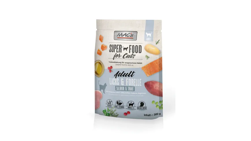MAC's CAT Katzentrockenfutter Lachs & Forelle 300 g