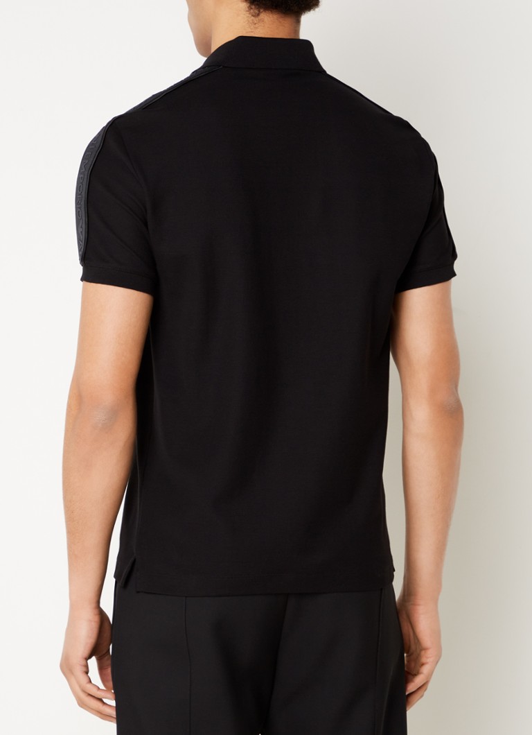 Tricou polo Emporio Armani, cu croială normală, din piqué de bumbac