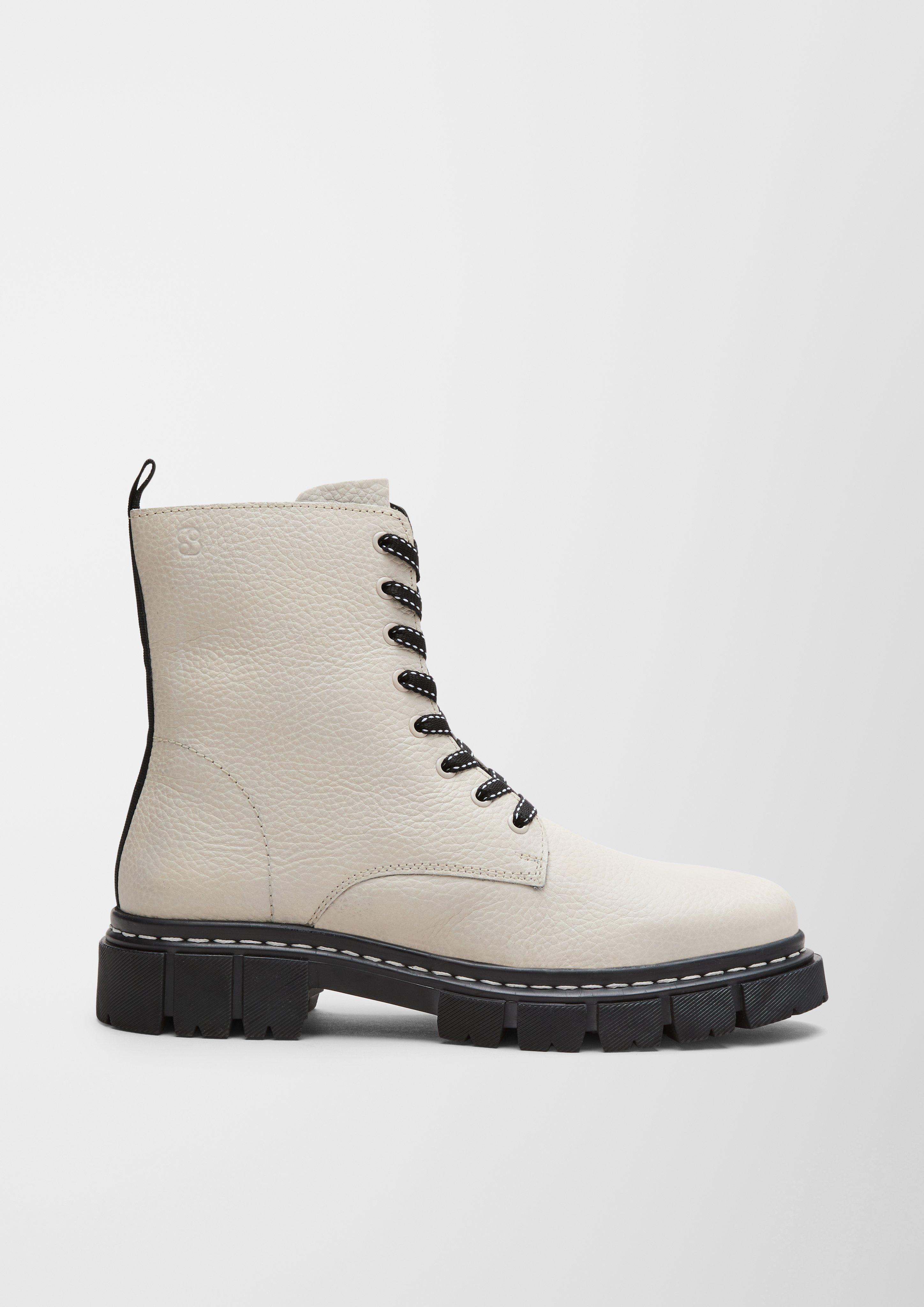 Stiefel aus Ledermix  101.207.101.25223-109