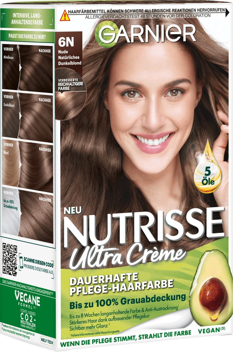 Haarfarbe 6N Nude Natürliches Dunkelblond, 1 St