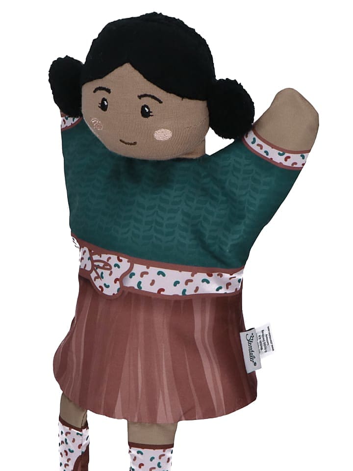 Sterntaler Handpuppe Bea Print in dunkeltürkis günstig kaufen onesize