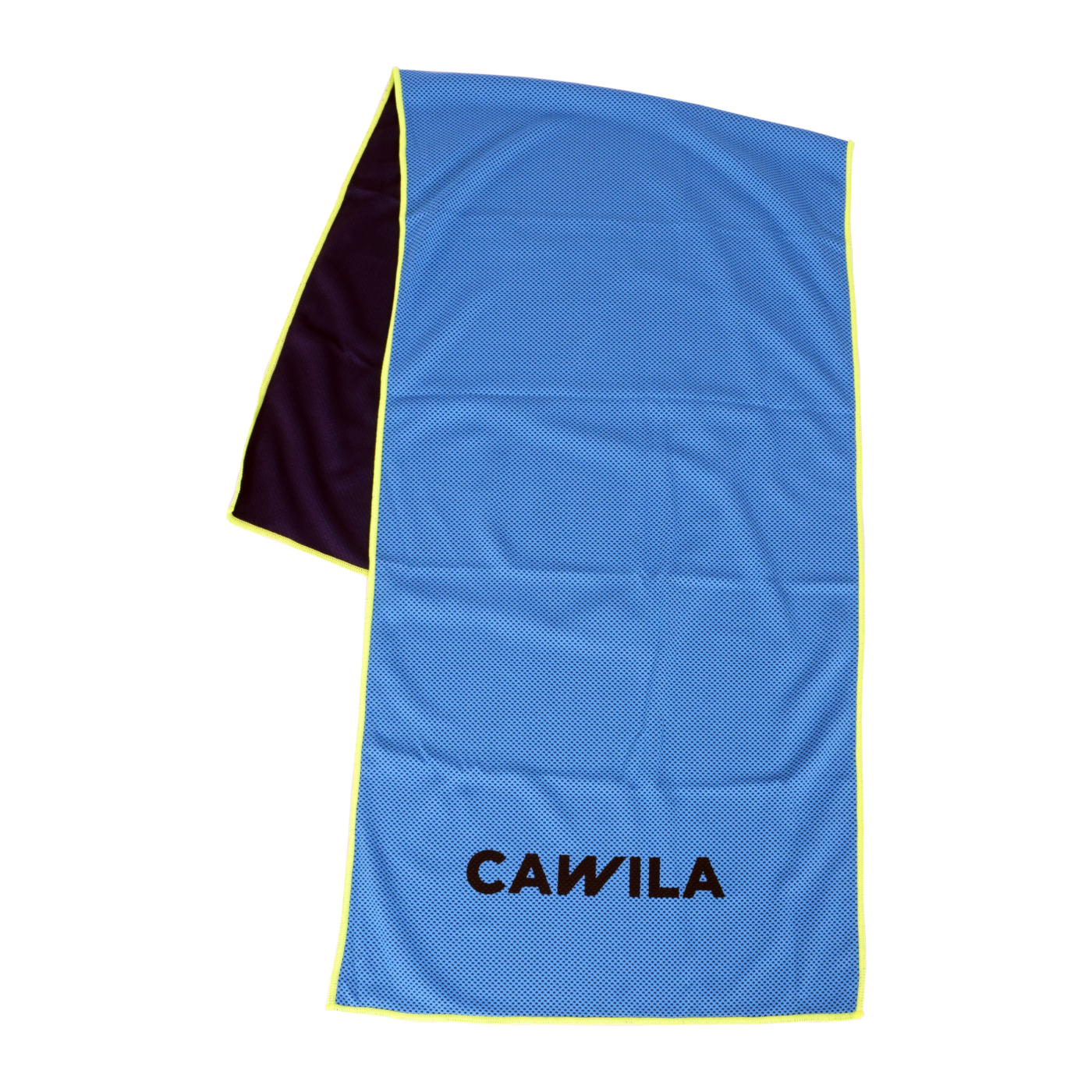 Cawila Academy Ice kühlendes Handtuch Blau Gelb