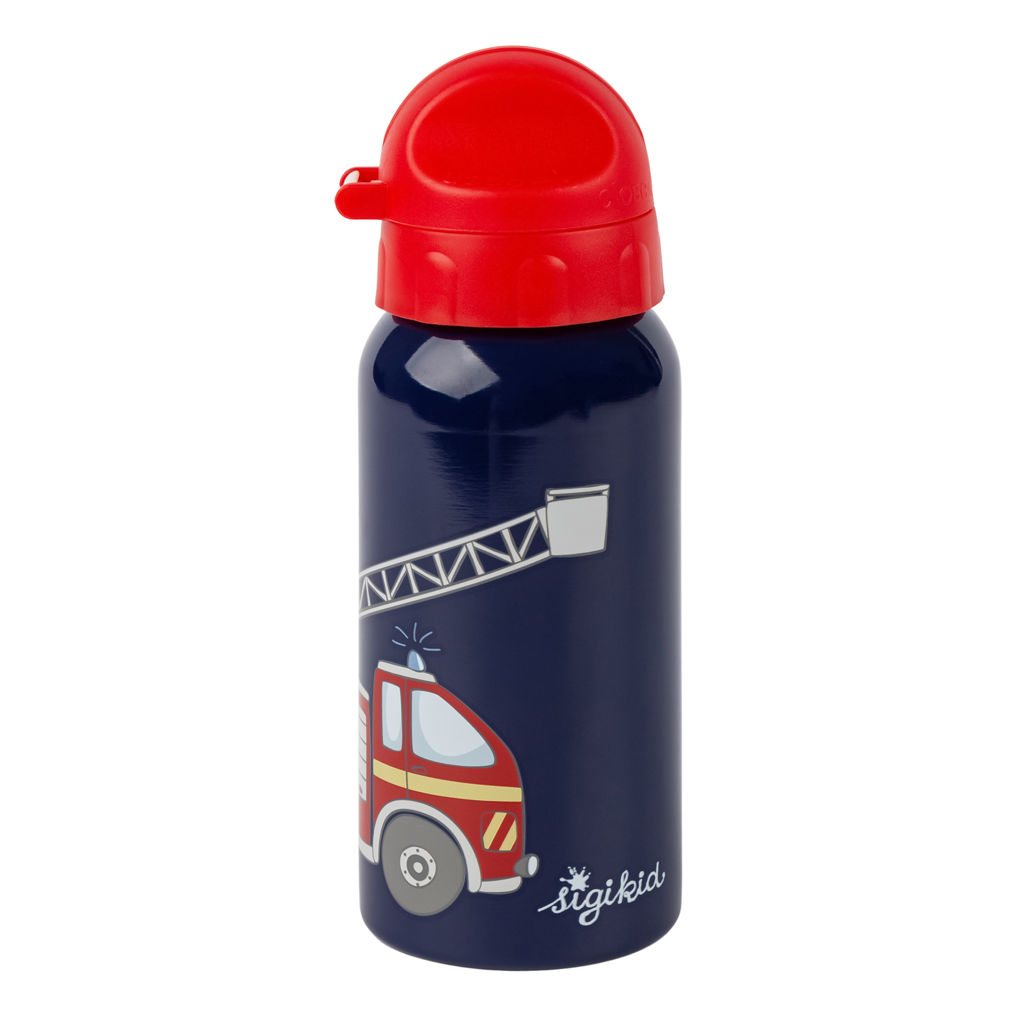 Edelstahl KinderTrinkflasche Feuerwehr, 400ml