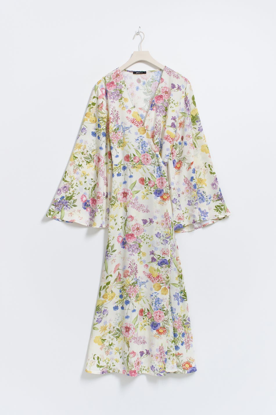 Midi wrap dress