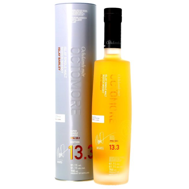 Bruichladdich Cask strength, Octomore, 13.3 EO 0,7 ALC 62,1