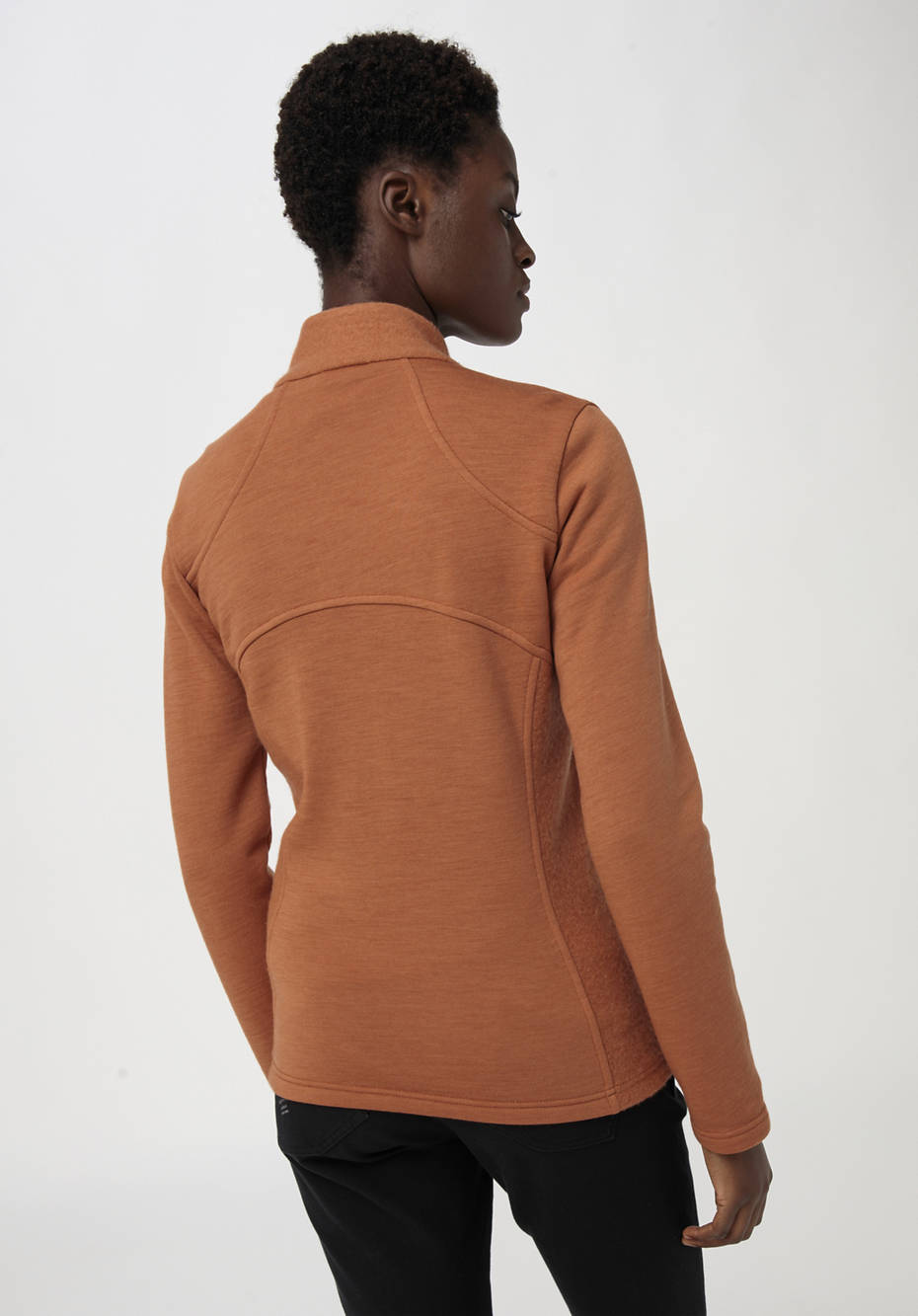 Leichte Wollfleece-Jacke aus reiner Bio-Merinowolle