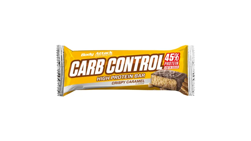 Body Attack Carb Control Proteinriegel Crispy Caramel 100 g