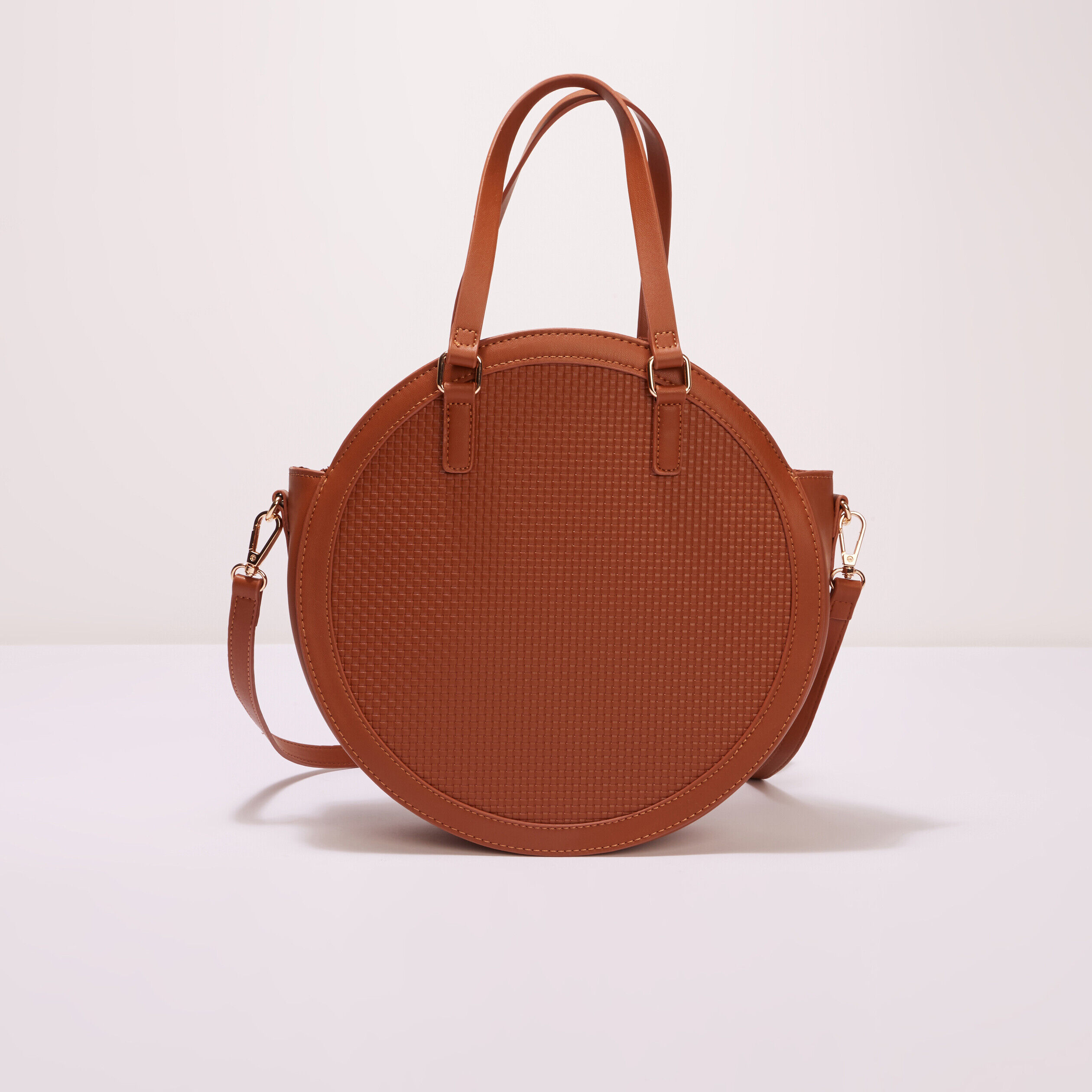 Sac rond en bandoulière marron femme | Cache Cache