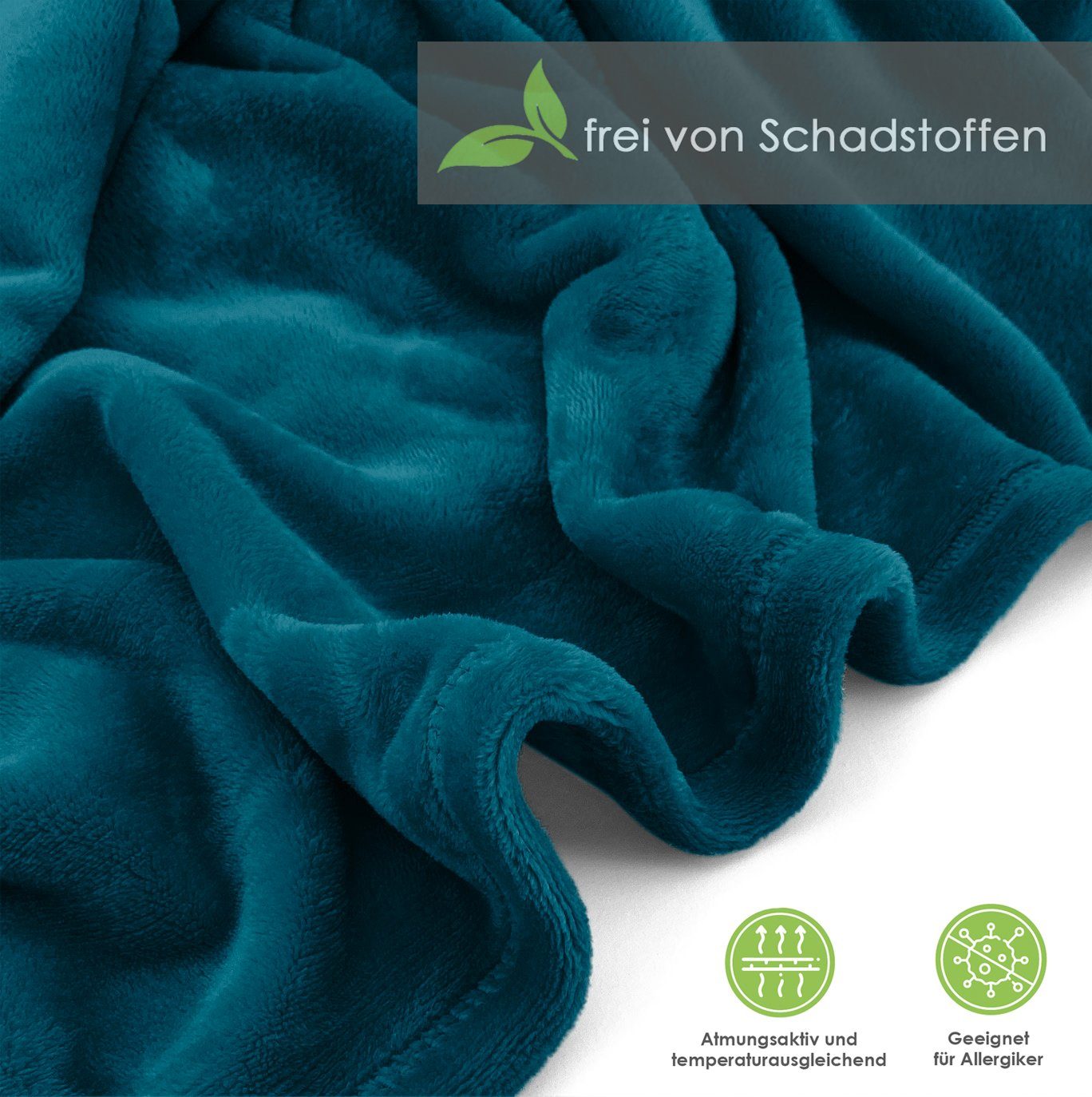 Wohndecke tragbare Ganzkörperdecke Kuscheldecke Ärmeldecke, heimtexland, flauschige Ärmel Decke I Soft Flanell I Geschenk Wohlfühlen