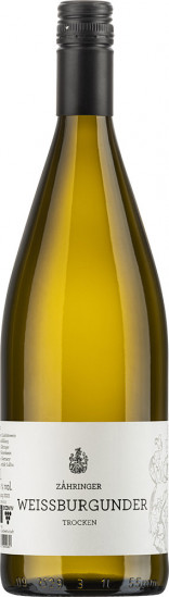 2022 Weissburgunder 1Liter trocken Bio 1,0 L - Weingut Zähringer