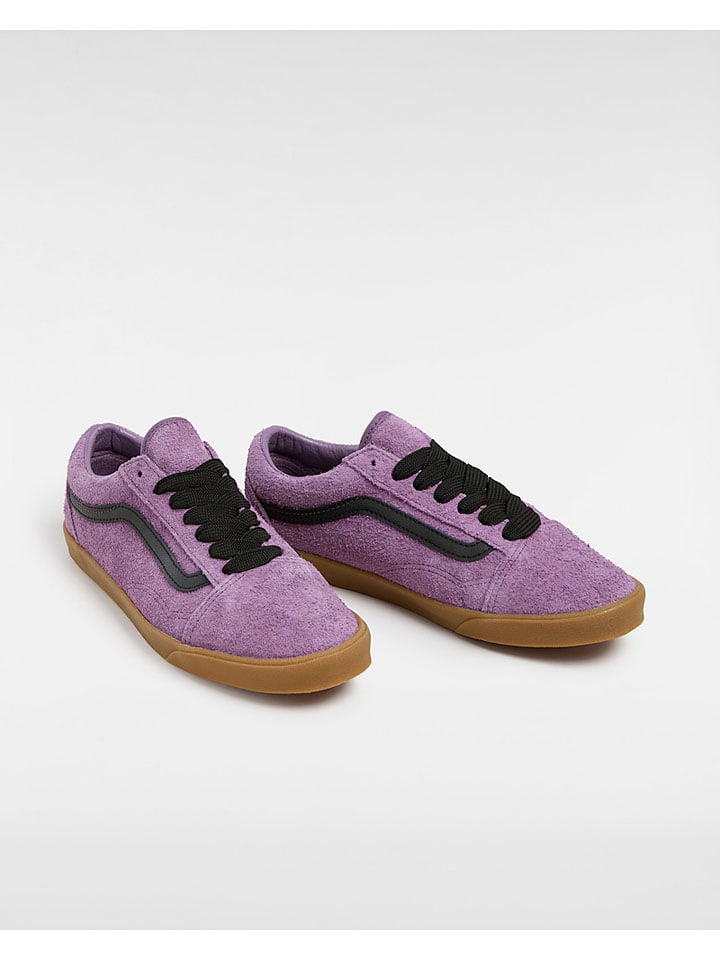 Vans Leder-Sneakers in Lila günstig kaufen