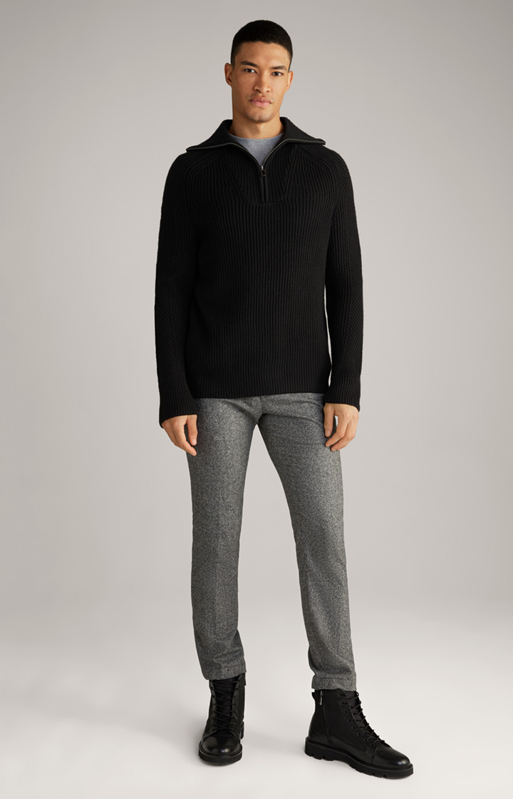 Wool-Mix-Pullover Brunor in Schwarz