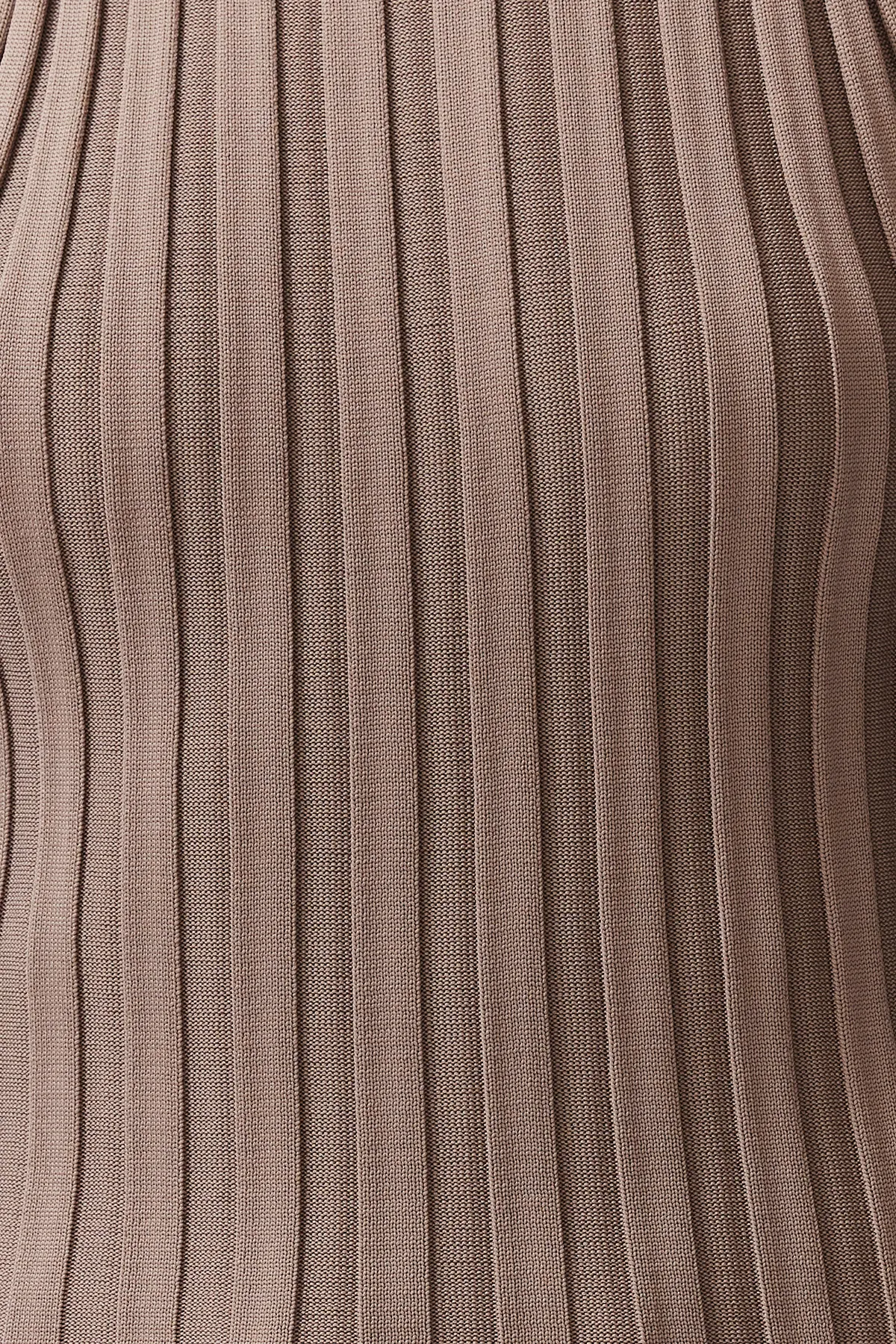 Trendyol Collection  Beigefarbene Strickbluse aus Premiumgarn/Spezialgarn TWOSS24BZ00275