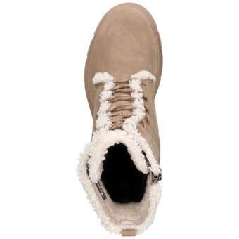 Tamaris Schnürstiefelette in beige