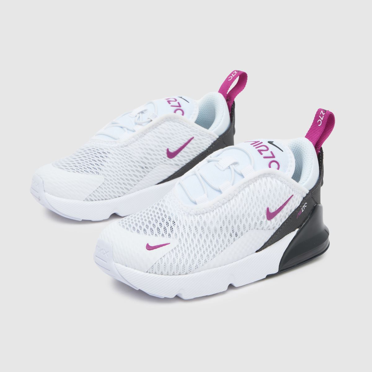Nike vita multifärgade Air Max 270 flickor småbarnsskor