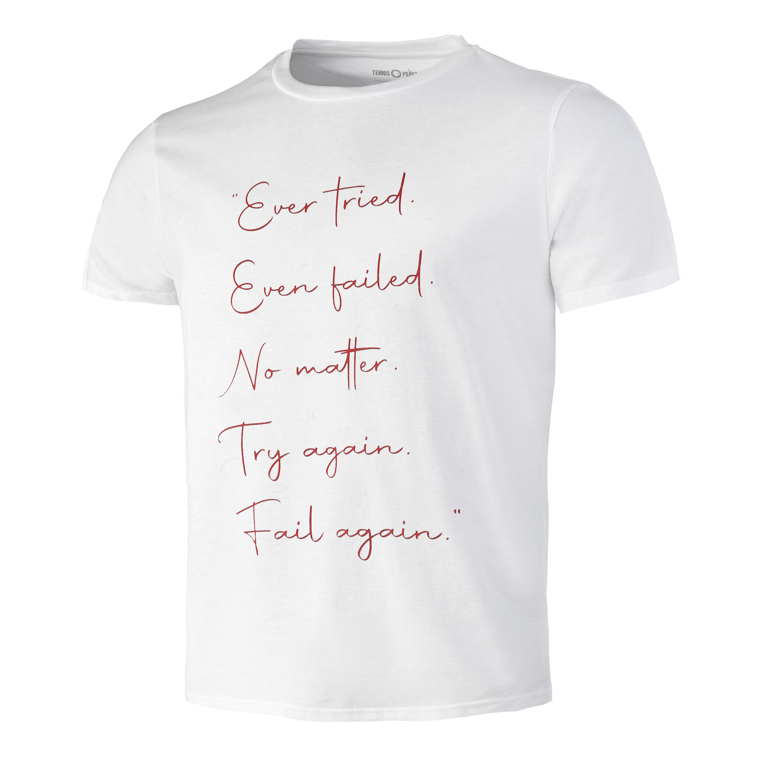 Ever Tried T-Shirt Herren - Weiß, Rot