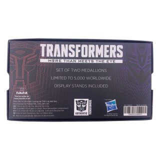 Transformers Medaillen-Set Autobots & Decepticons Limited Edition (2)