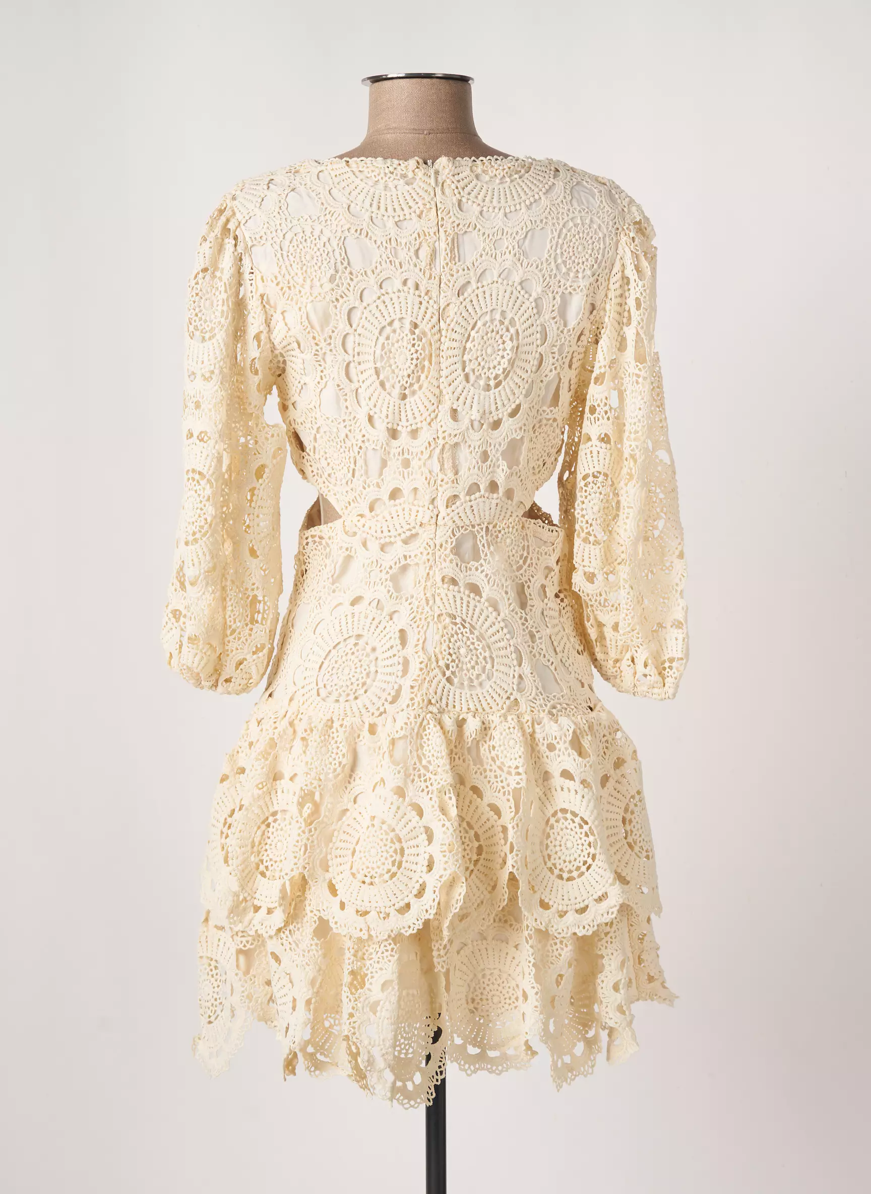 Golden Days Robes Mi Longues Femme couleur beige