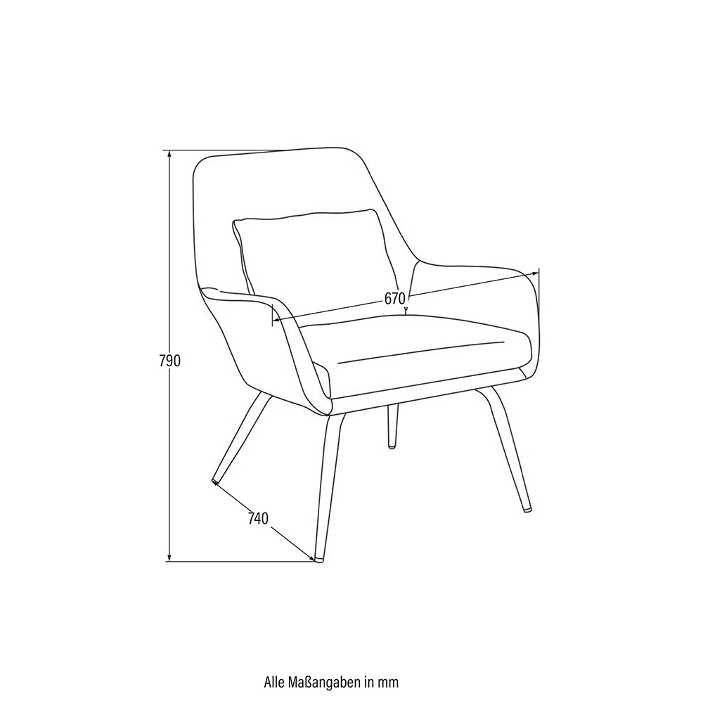 Home Deluxe Sessel ORION Weiß