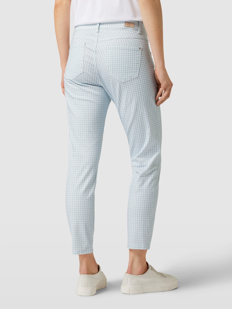 Hose mit Vichy-Muster Modell 'ORNELLA' in hellblau