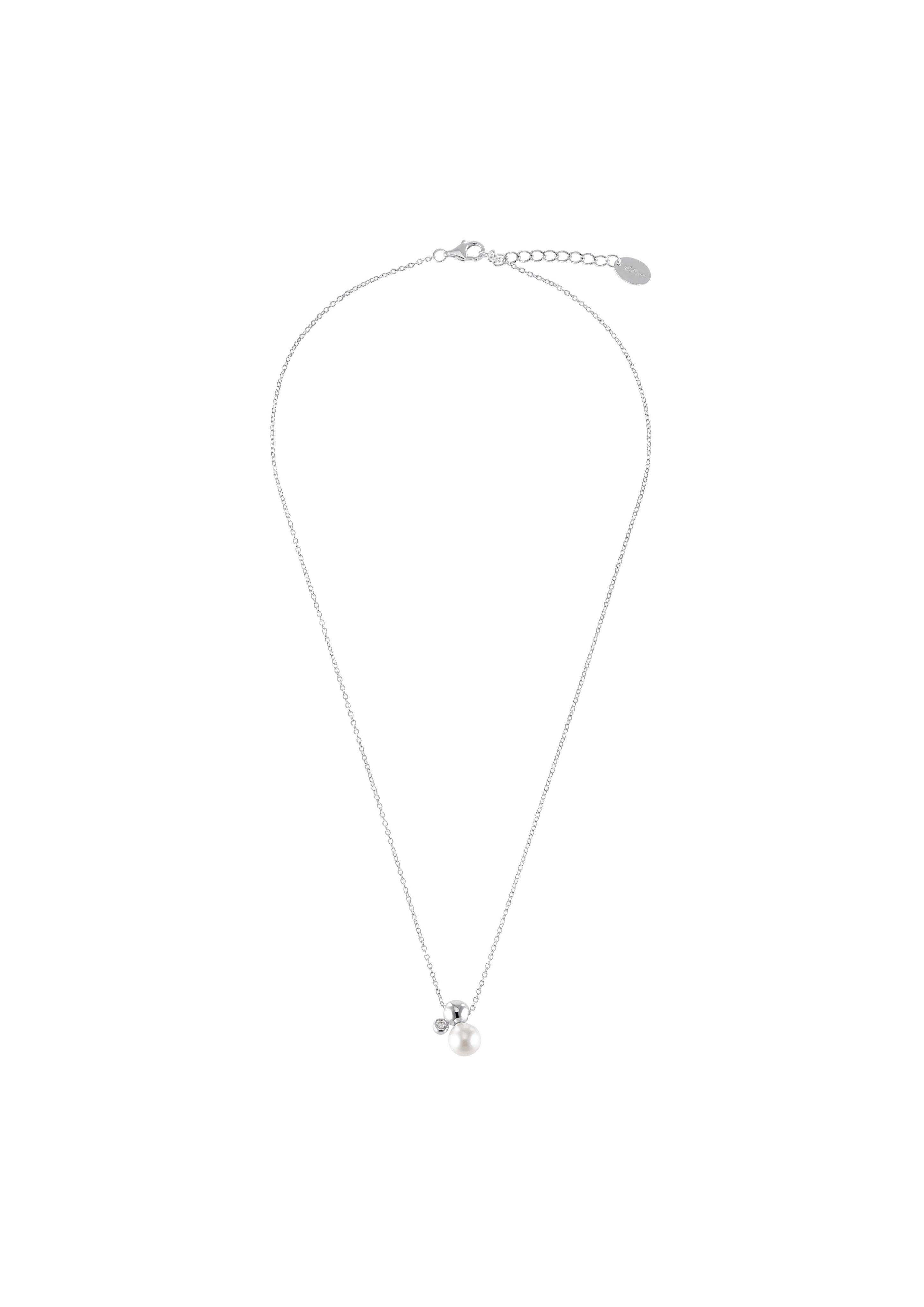 Halsschmuck mit drei Perlen  6008962-92E0