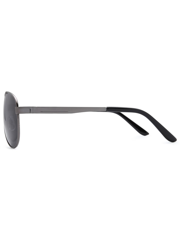 styleBREAKER Piloten Sonnenbrille in Anthrazit / Grau günstig kaufen onesize