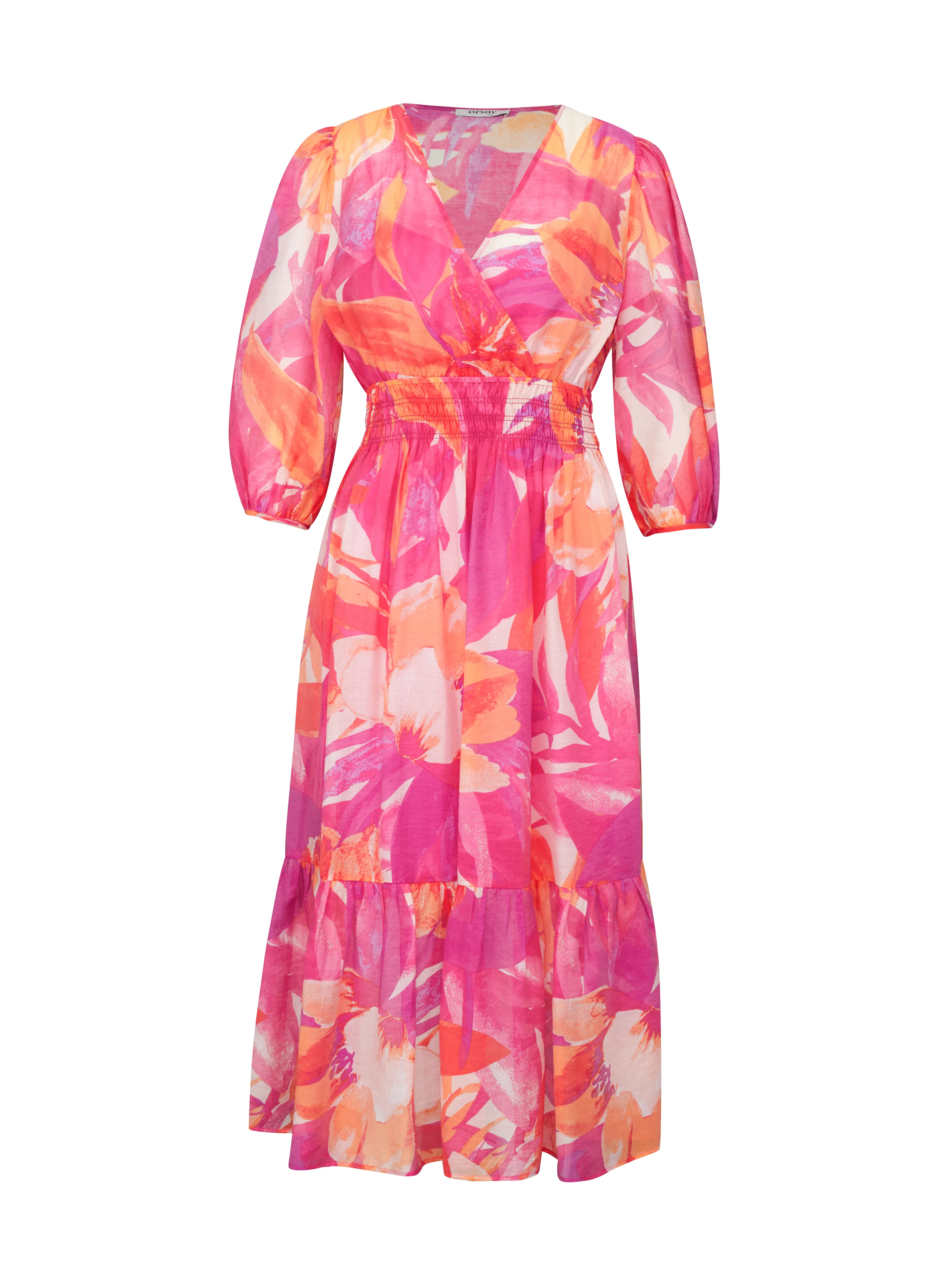 Dunkelrosa Damen Midikleid ORSAY