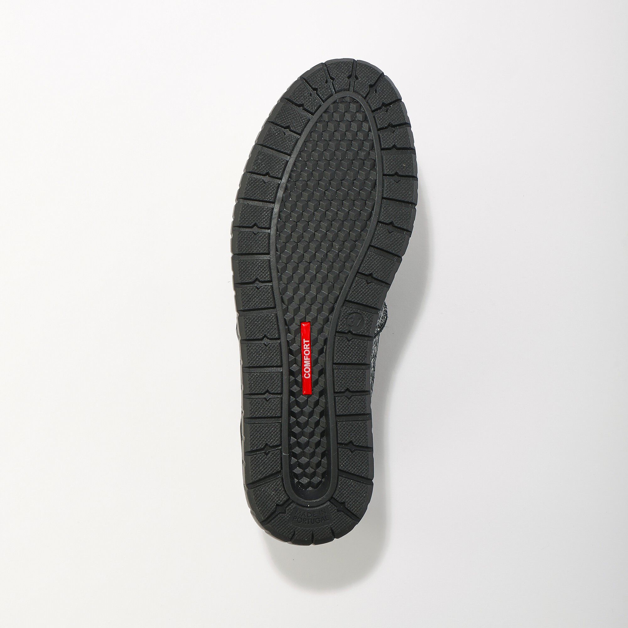 Baskets zippées bimatières en cuir