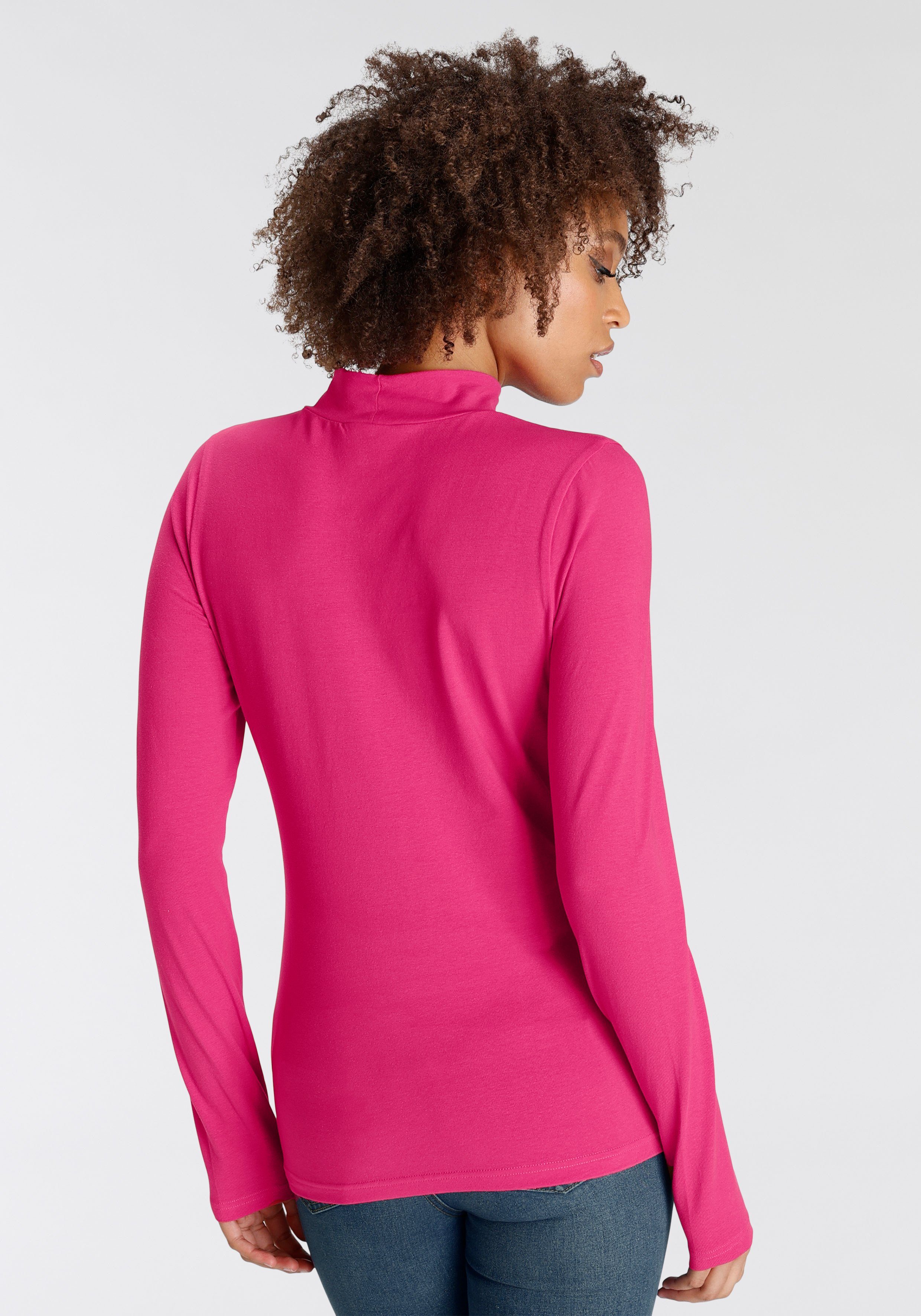 Bruno Banani Langarmshirt mit sexy Cut-out