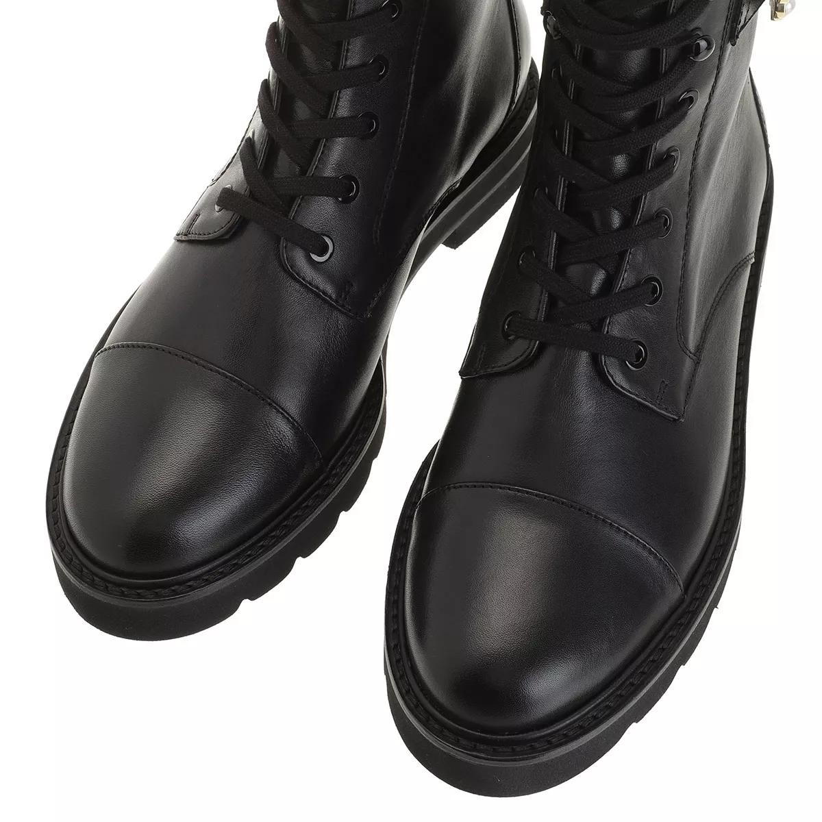 STUART WEITZMAN Stiefeletten schwarz Schnürstiefel