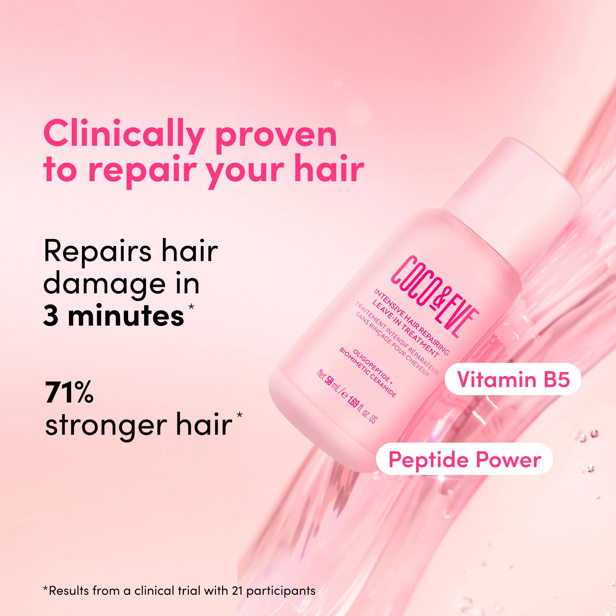 Sweet Repair Intensive Hair Repairing Leave-In Treatment - Restructuring & Reconstructive Hair Cream