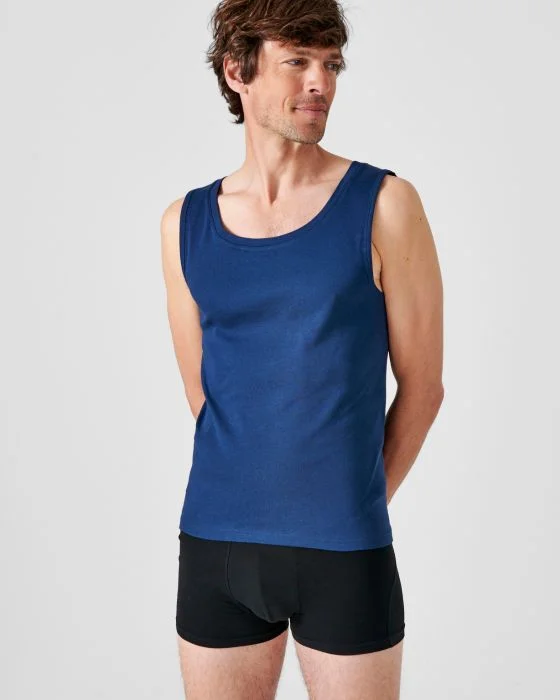 Lot de 2 débardeurs Essential pur coton peigné