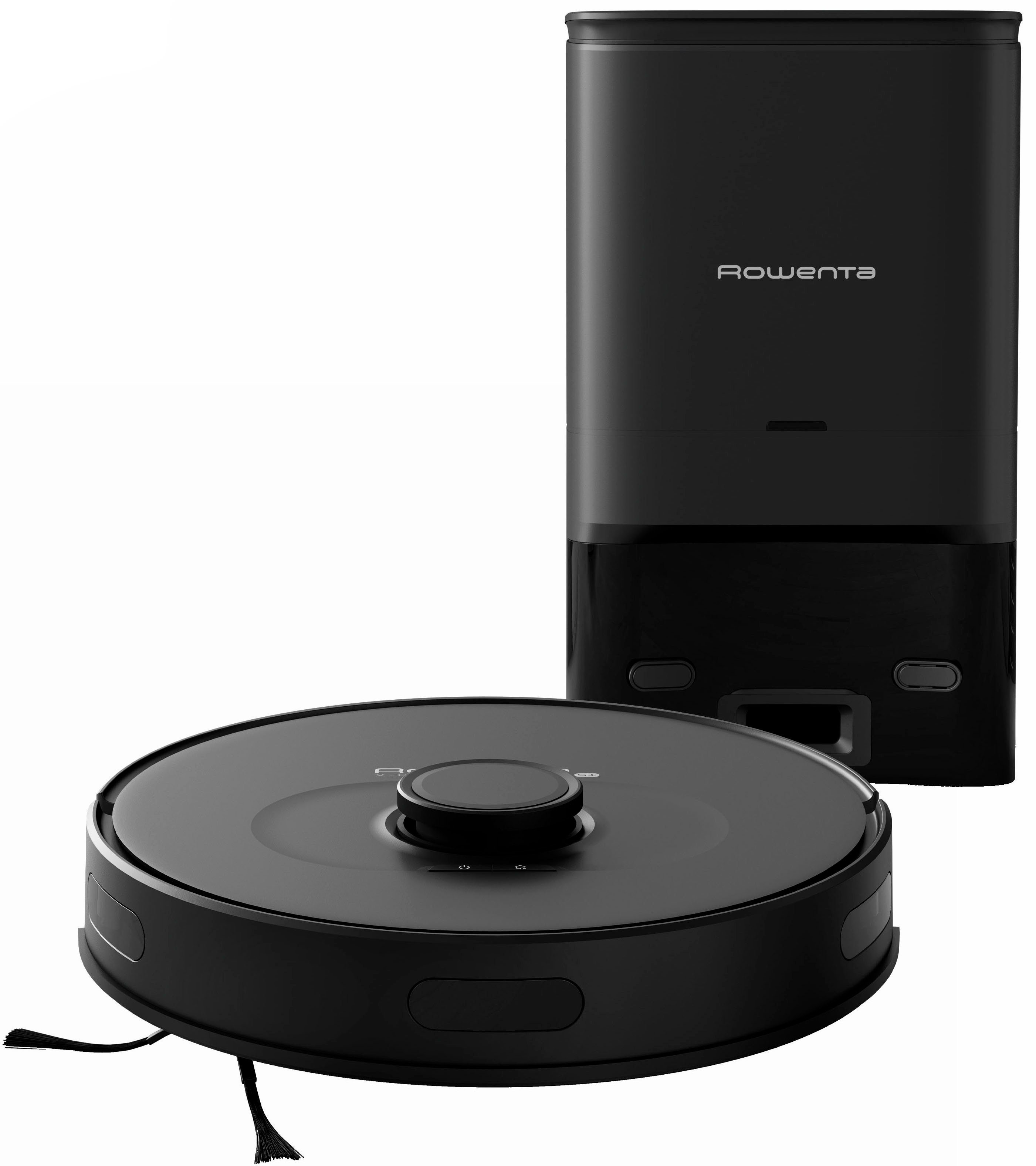 Rowenta Saugroboter RR8585 X-Plorer Serie 75+, Absaug-Station, ultra-präzise Laser-Navigation, saugen und wischen