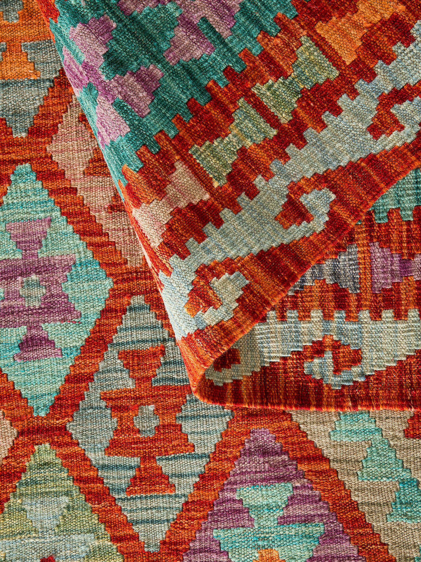 Afghan Kelim ca. 204 x 289 cm, Unikat / Einzelstück