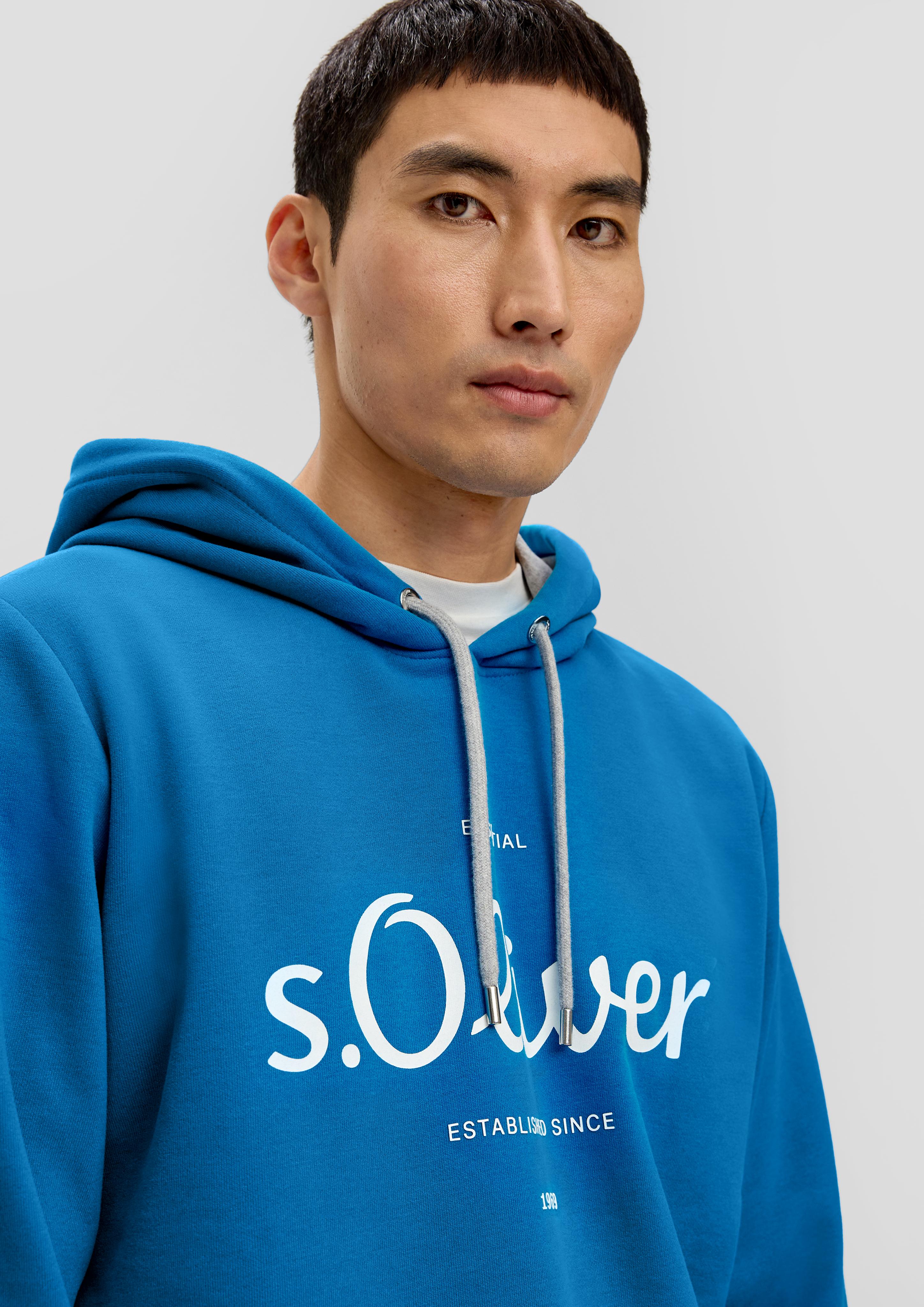 Sweatshirt mit gummiertem Label-Print  2138654-55D1