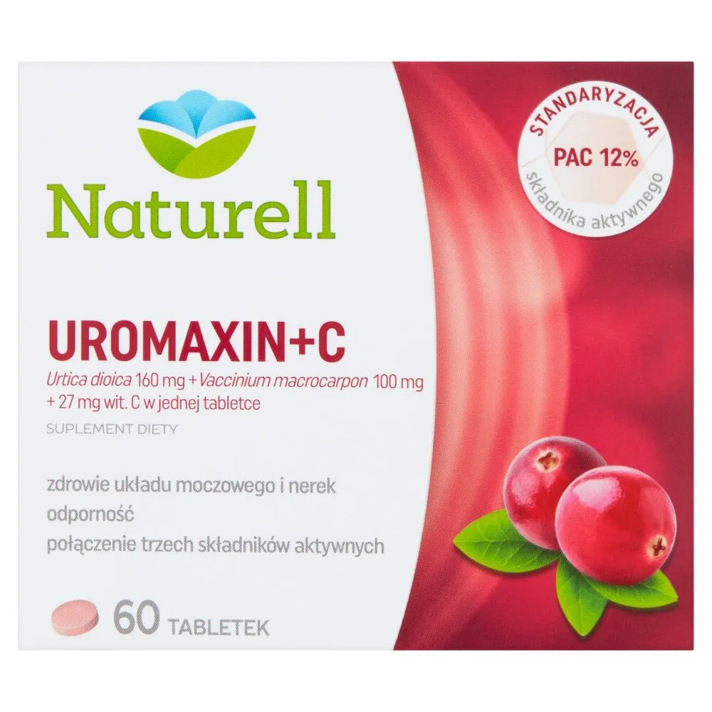 Naturell Uromaxin + C, Tablete za zdravlje mokraćnog sustava i bubrega