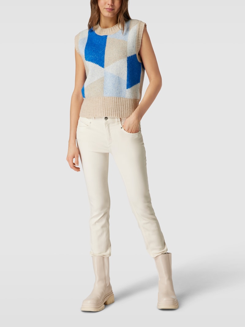 Slim Fit Jeans im 5-Pocket-Design Modell 'BAXTOR' in offwhite