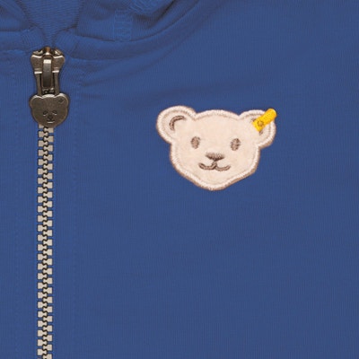 Sweatjacke, mittelblau für Jungs